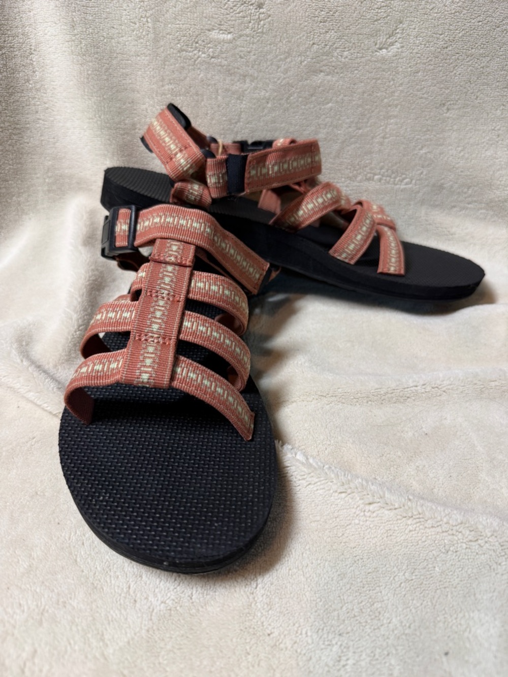 Teva Women's Strappy Outdoor Sandals - Coral Pink